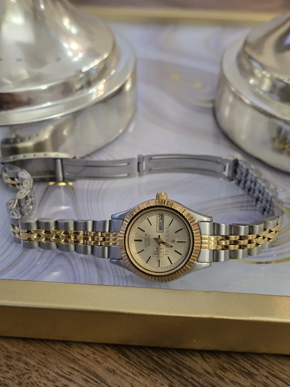 Citizen Two-Tone Gold and Silver Women's Quartz Watch